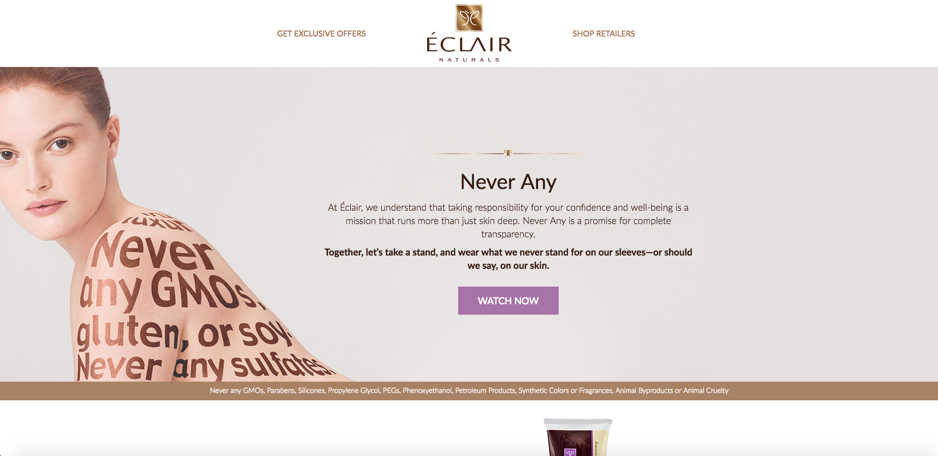 Eclair Naturals - #Neverany